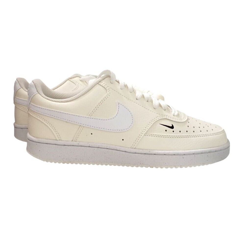 Nike Court Vision Low Womens 6 White Ivory Sneakers New in Box Casual AF1 Style - Picture 2 of 9